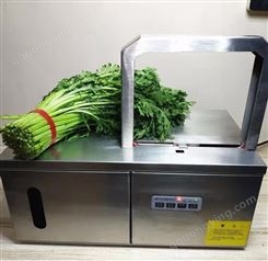 新疆商用扎把蔬菜机器 全自动小型打捆机 捆菜机鸿旭机械