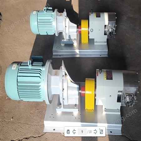 南充转子泵厂家 现货提供不锈钢转子泵 3-RP高粘度浆料转子泵