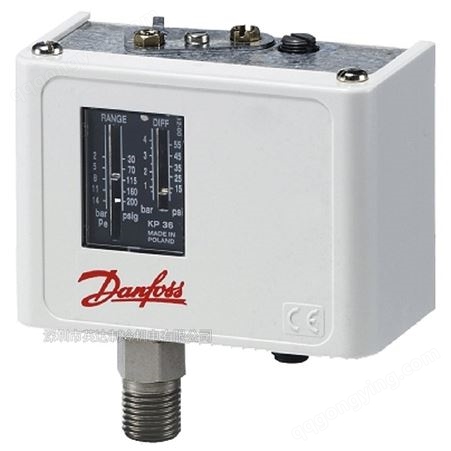 Danfoss丹佛斯压力控制器 空压机锅炉用KP36压力控制器060-1106压力开关