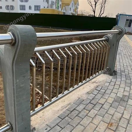 普罗盾不锈钢桥梁护栏河道公路道路护栏天桥栏杆可定制