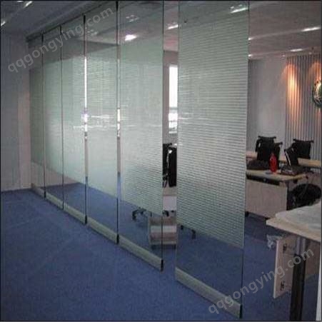 玻璃隔断厂家 会议室移动隔断 祥雅玻璃隔断色彩丰富