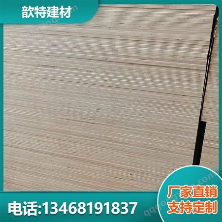 阻燃胶合板 E0级实木板 环保免漆木 多层板生态板厂家