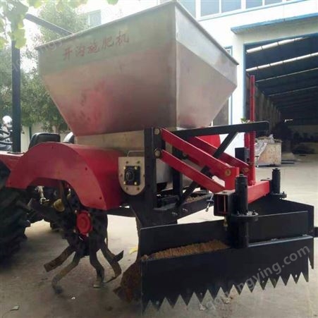 开沟施肥机 四轮拖拉机带动果园施肥机 多功能农业机械