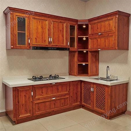 铝唯整体厨房橱柜储物柜 全铝橱柜收纳柜组合 铝制家具整装