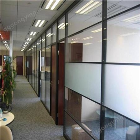 隔断玻璃 欧盾 现货供应 量大价优 西安办公室玻璃隔断
