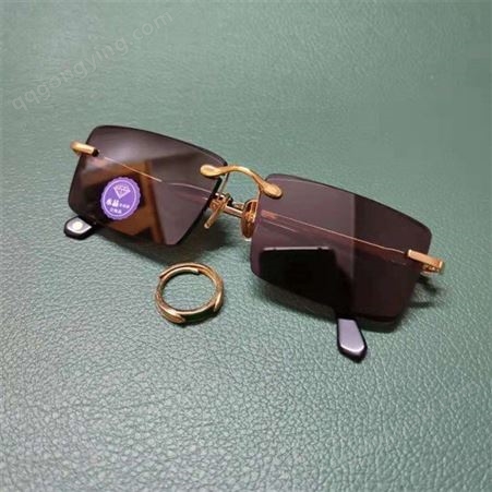 现货批发 墨镜天然材质太阳镜 清凉润泽 眼睛更舒适 天然水晶玻璃太阳镜