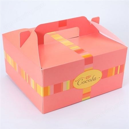 折叠式手提蛋糕盒的订做 烘焙蛋糕盒 定制茶叶花茶包装盒 量大优惠