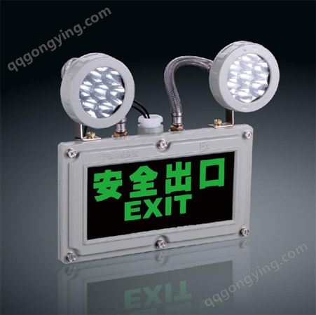 应急双头灯蓄电型  LED蓄电池双头灯  广东应急照明灯具厂家