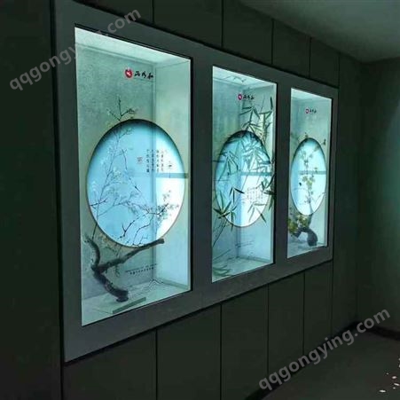 恩腾透明液晶展柜 3D立体投影展示柜 展厅珠宝首饰高清展示台