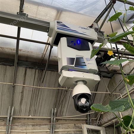 吊装轨道巡检机器人 智慧农业种植大棚农业沿农作物行走监控