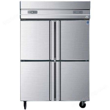 主派四门冰箱商用冷藏冷冻厨房保鲜柜4开门冷柜不锈钢冰柜立式