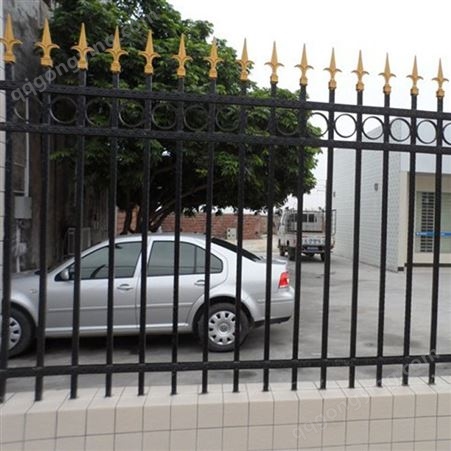 西安铁艺围墙安装定制 围墙上门测量 龙耀 小区护栏定做 欢迎询价