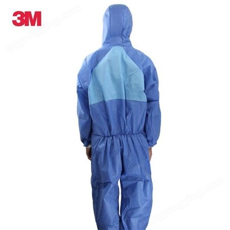 3M4532 防辐射性颗粒物 防化服 喷漆服 防尘服 蓝色