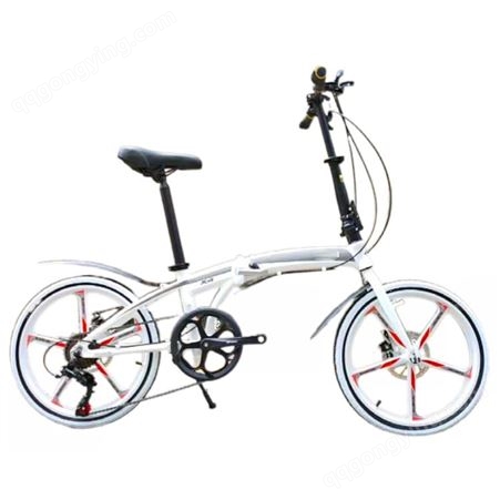 20寸镁合金自行车20寸铝合金折叠自行车20寸一体轮折叠自行车定制