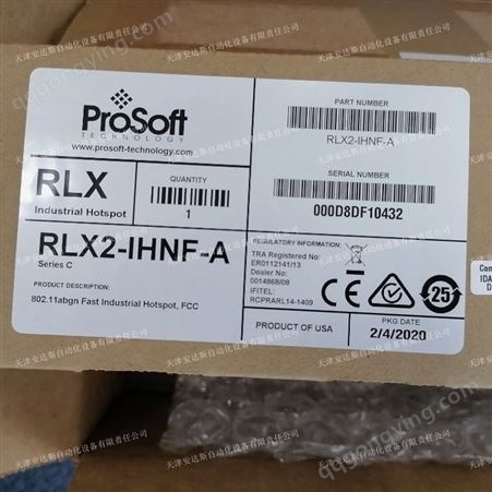 美国Prosoft工业热点通讯模块RLX2-IHNF-A 000D8DF1043F/432