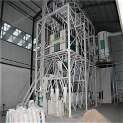 日处理60吨小麦制粉面粉机成套设备  全自动面粉加工机维修方便