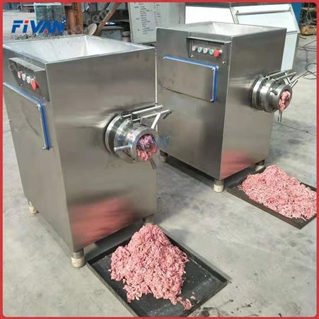 冻肉绞肉机厂家  大号型商用带骨冻肉绞肉机  菲凡鸡骨架绞肉机