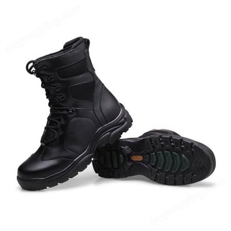 成都黑色靴子 3513巡洋舰男靴 训练靴 黑色靴子 J勾单靴