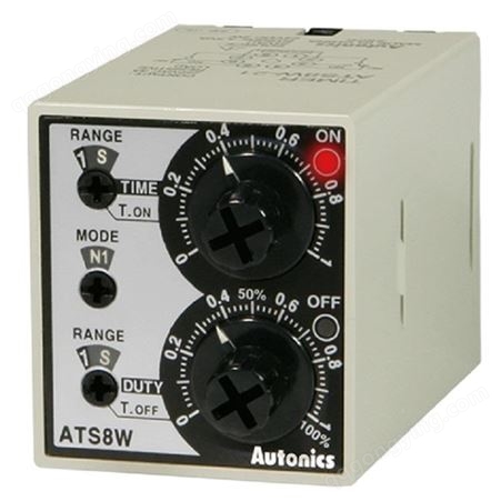 ATS8W-41时间继电器220V八个触点Autonics延时计时器