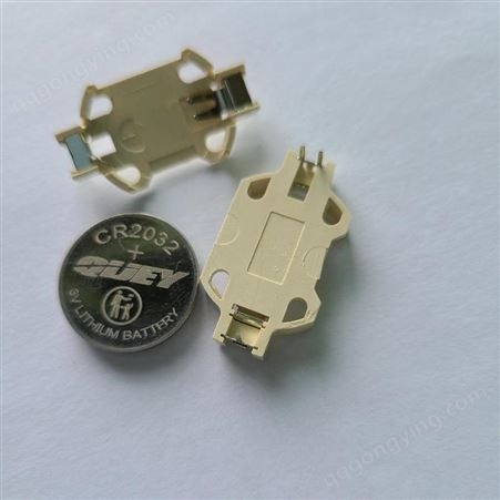 CR2032-6AUQJ品牌CR2032-6-2AU贴片镀金电池座