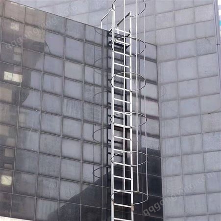旋转楼梯 北京钢结构外跨爬梯 消防连廊 钢架走廊
