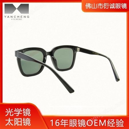 醋酸板材 全网火爆款GM同款墨镜 品牌贴牌代加工厂家批发价格太阳眼镜D17.2 衍诚眼镜工厂