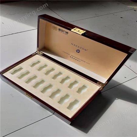 寺院用品木盒定做厂家 定做GF无量寿经书盒 法华经书盒法华经盒 图书木盒