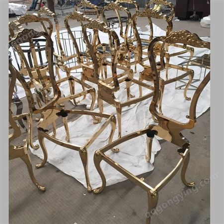 定制婚纱店休闲不锈钢凳子 庆典椅子