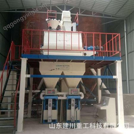 干粉砂浆搅拌机 年产20万吨预拌砂浆设备 全自动瓷砖胶生产设备 建川 JC
