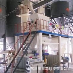 干粉砂浆生产线 年产30万吨预拌砂浆设备 全自动瓷砖胶生产设备 建川 JC