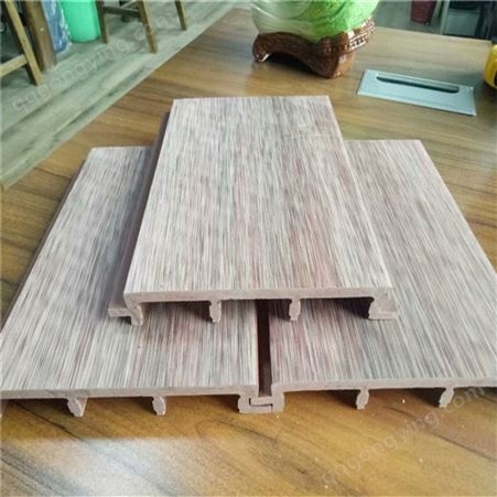 包头户外塑木地板别墅外墙装饰防水防潮户外塑木地板