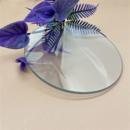 不同领域镜面玻璃 非导电圆形镀膜玻璃 抗重影半透智能玻璃厂