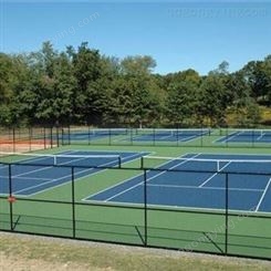 球场材料硅pu 网球场的规格 永兴 室外塑胶篮球场施工 厂家热卖