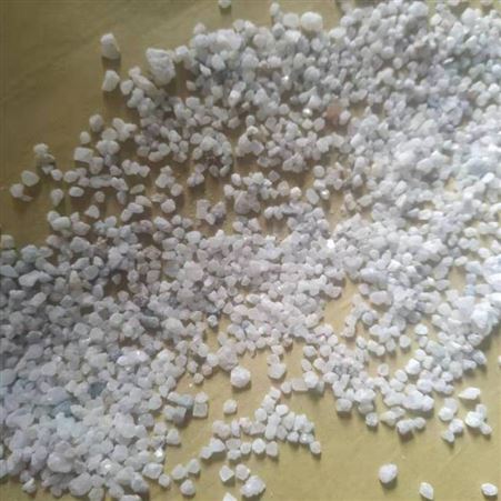 高硬度石英砂 高含硅量特别适合于喷砂除锈水处理